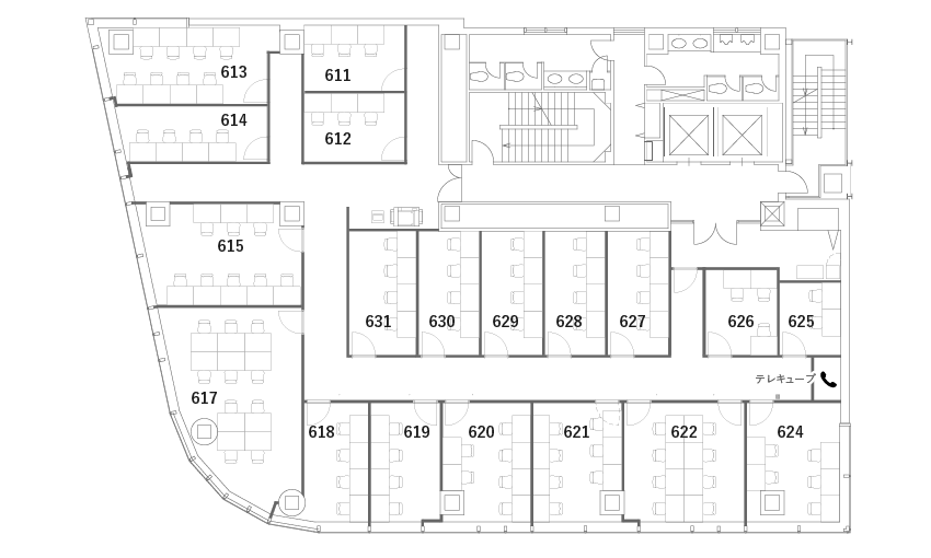 6Fレイアウト図面