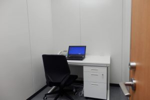 クロスコープ新宿AVENUEオフィスの1名用個室のイメージ