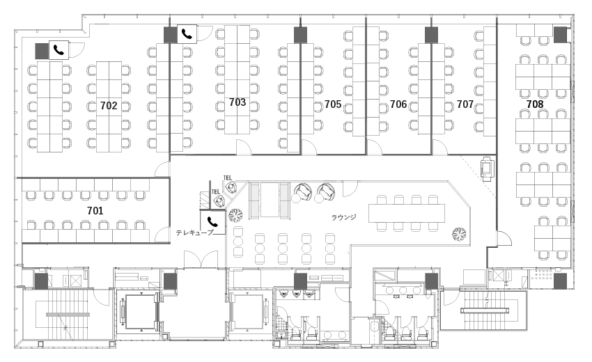 7F レイアウト図面