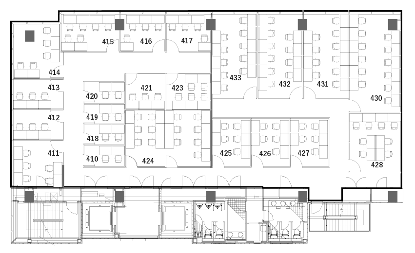 4F レイアウト図面