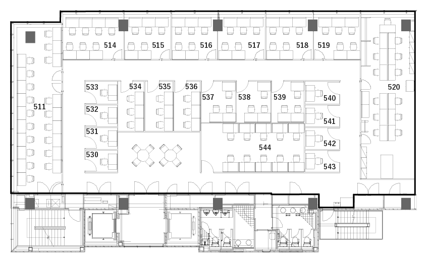 5F レイアウト図面