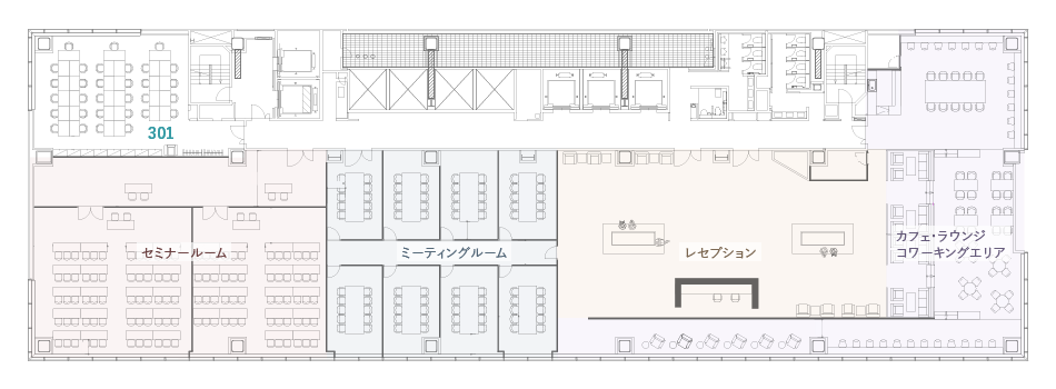 Shimbashi floormap 3F