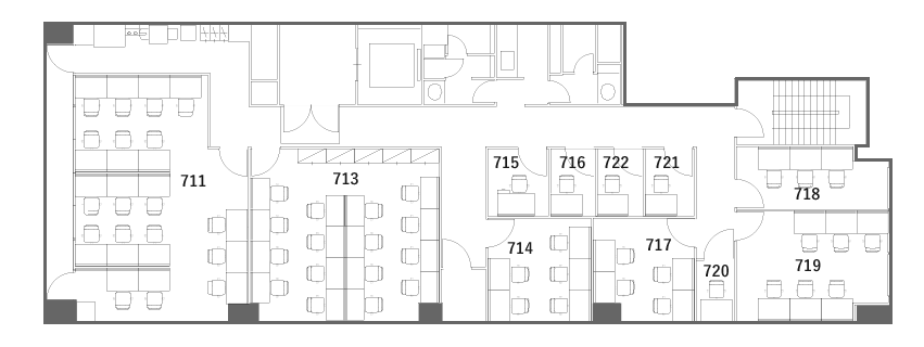 7Fレイアウト図面