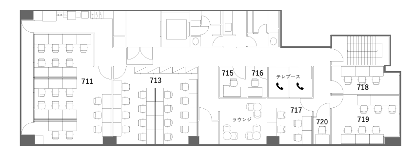 7Fレイアウト図面