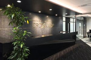 クロスコープ新宿AVENUEオフィスのオフィスエントランスのイメージ（2019年2月リニューアル済）