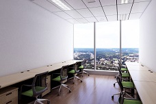 ジャカルタ レンタルオフィスの眺めの良い個室オフィスのイメージ