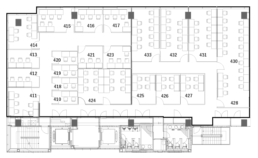 4F レイアウト図面