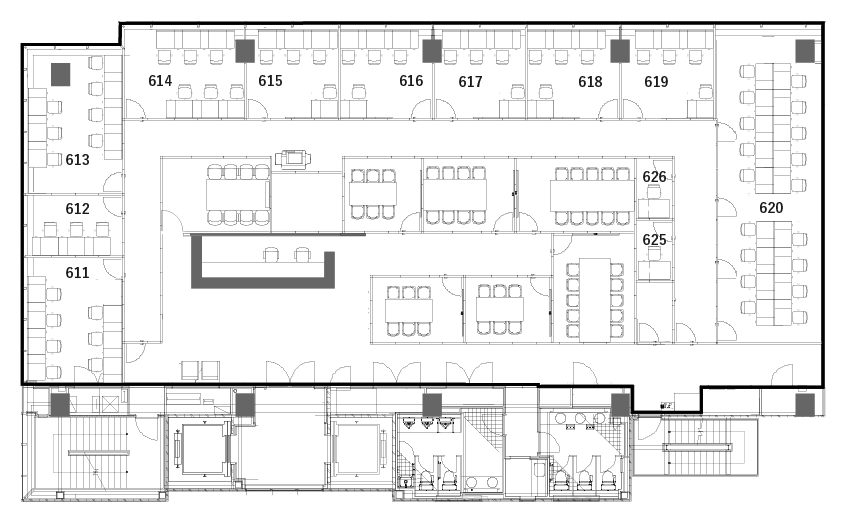 6F レイアウト図面