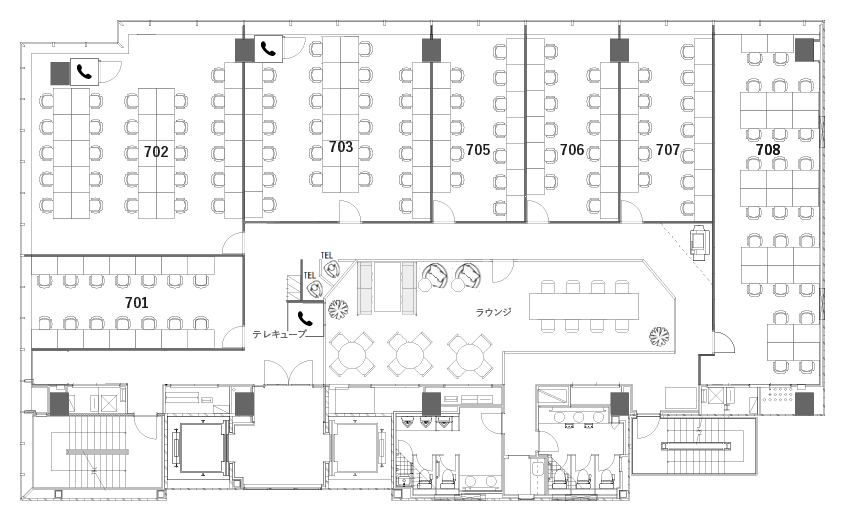 7F レイアウト図面