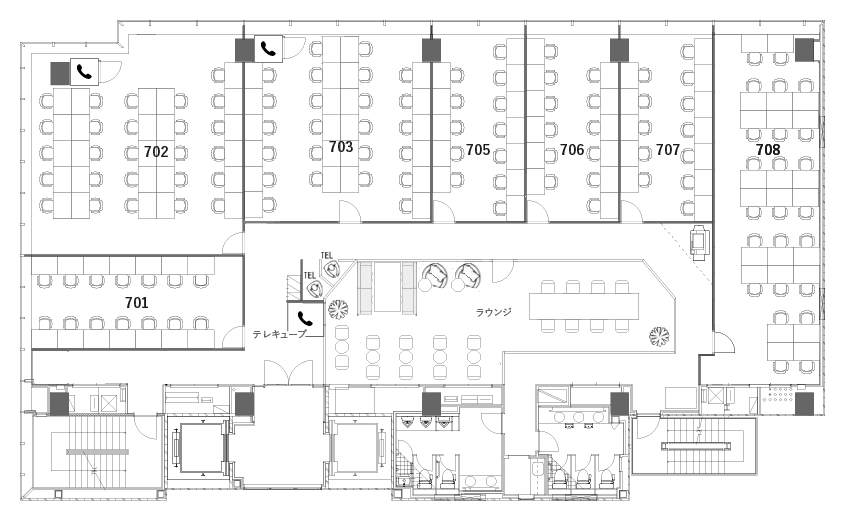 7F レイアウト図面