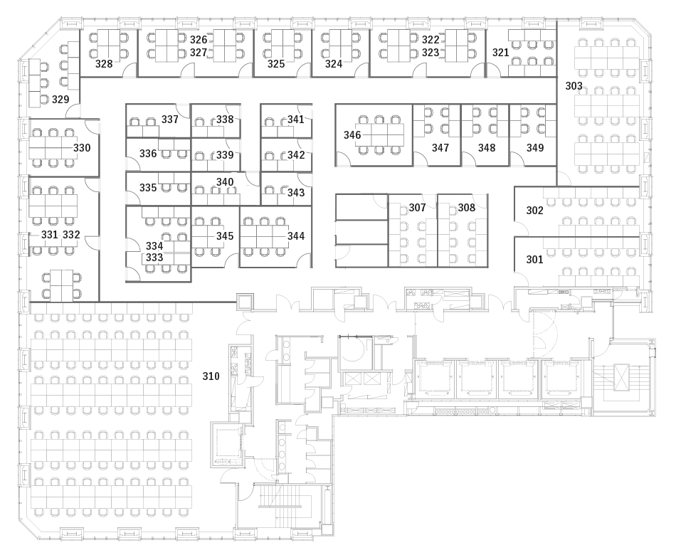 日本橋フロアレイアウト