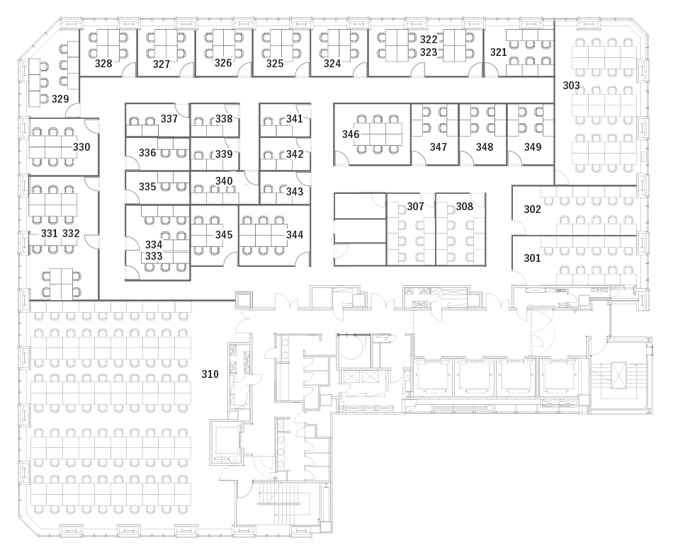 日本橋フロアレイアウト