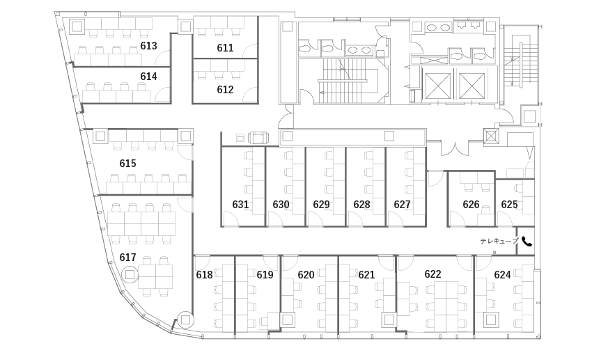 6Fレイアウト図面