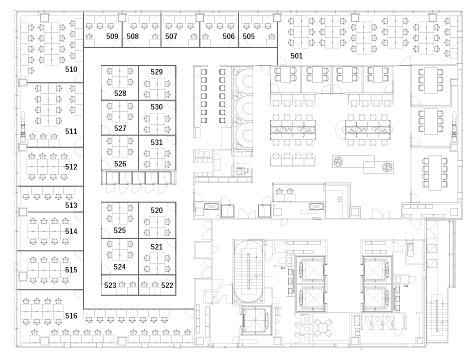 渋谷ネクストサイトフロアレイアウト