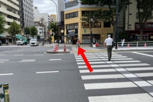 ドトールコーヒー前