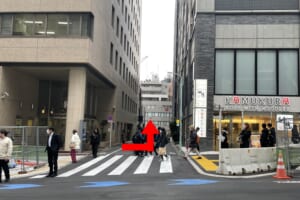 朝日生命宮益坂ビルの角