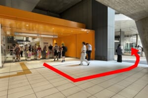 明治通り方面改札