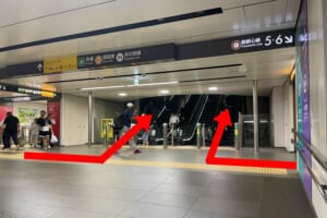 副都心線渋谷駅エスカレーター