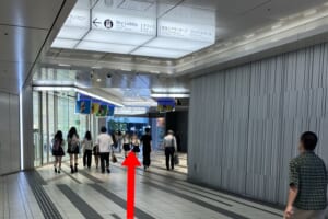 ヒカリエ通路内